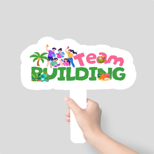 Mẫu thiết kế Hashtag cầm tay Team building 1780425947