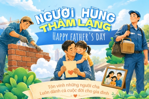 Mẫu thiết kế Bài post MXH ngang Người hùng thầm lặng 1781060834
