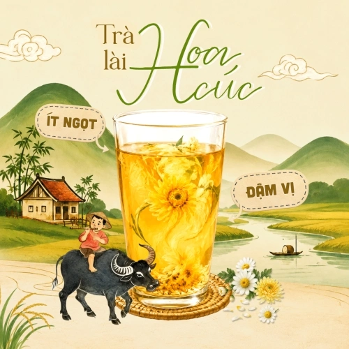 Mẫu thiết kế Bài post MXH vuông Trà lài hoa cúc 1781668030