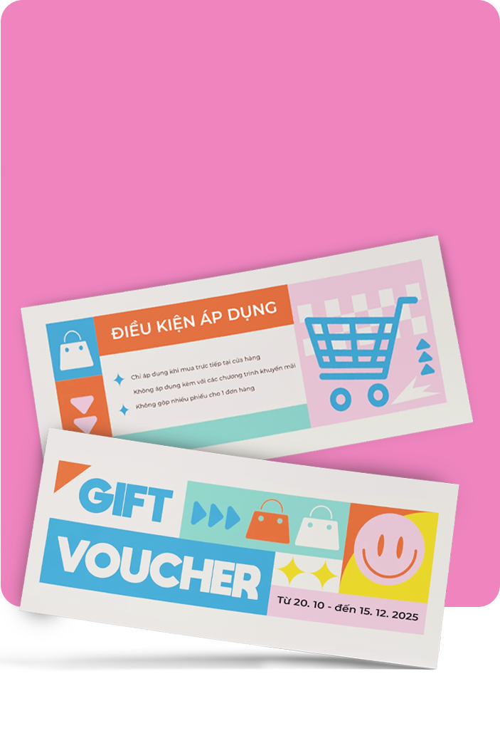 Mẫu thiết kế Gift voucher