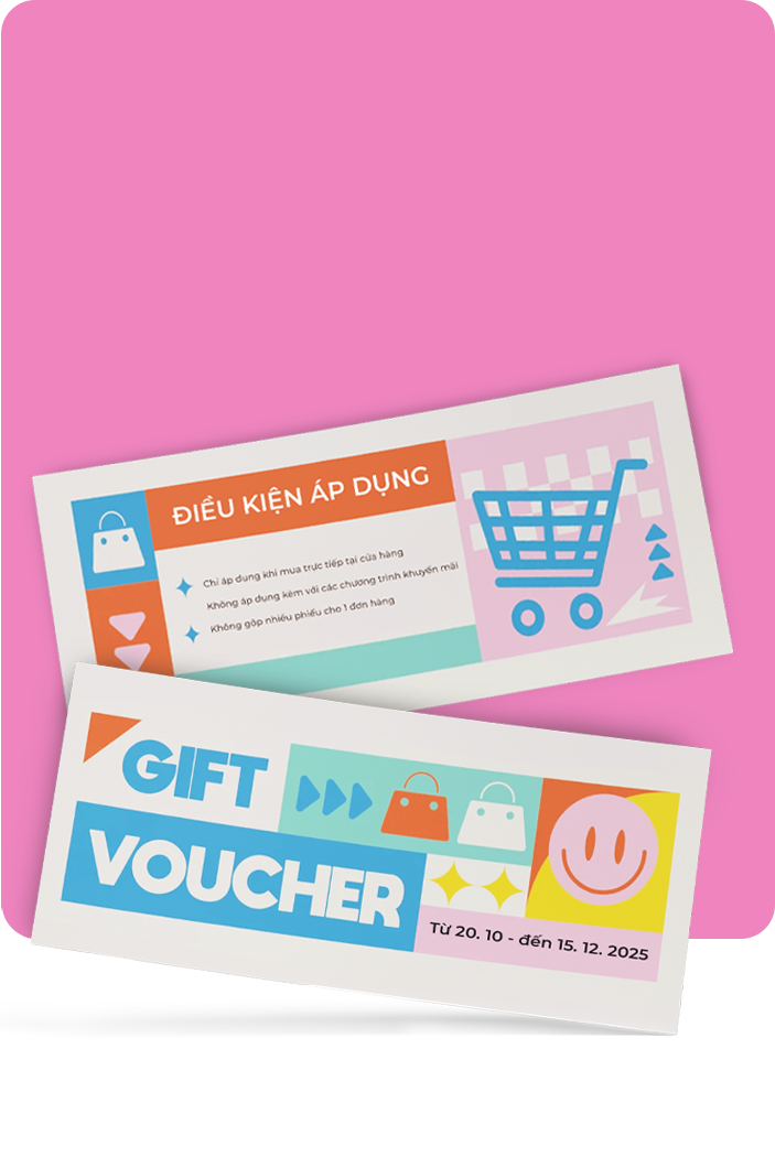 Mẫu thiết kế Gift voucher