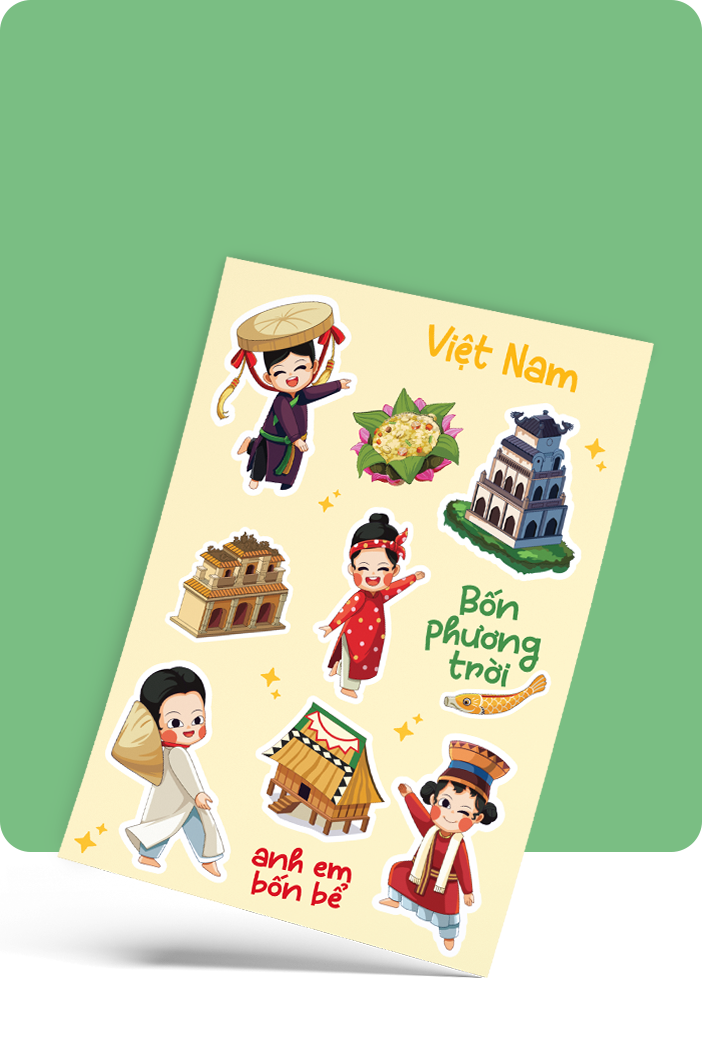 Mẫu thiết kế Nhãn dán sticker