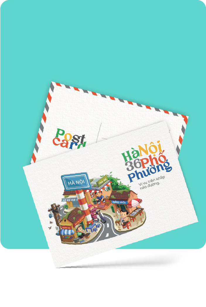 Mẫu thiết kế Postcard