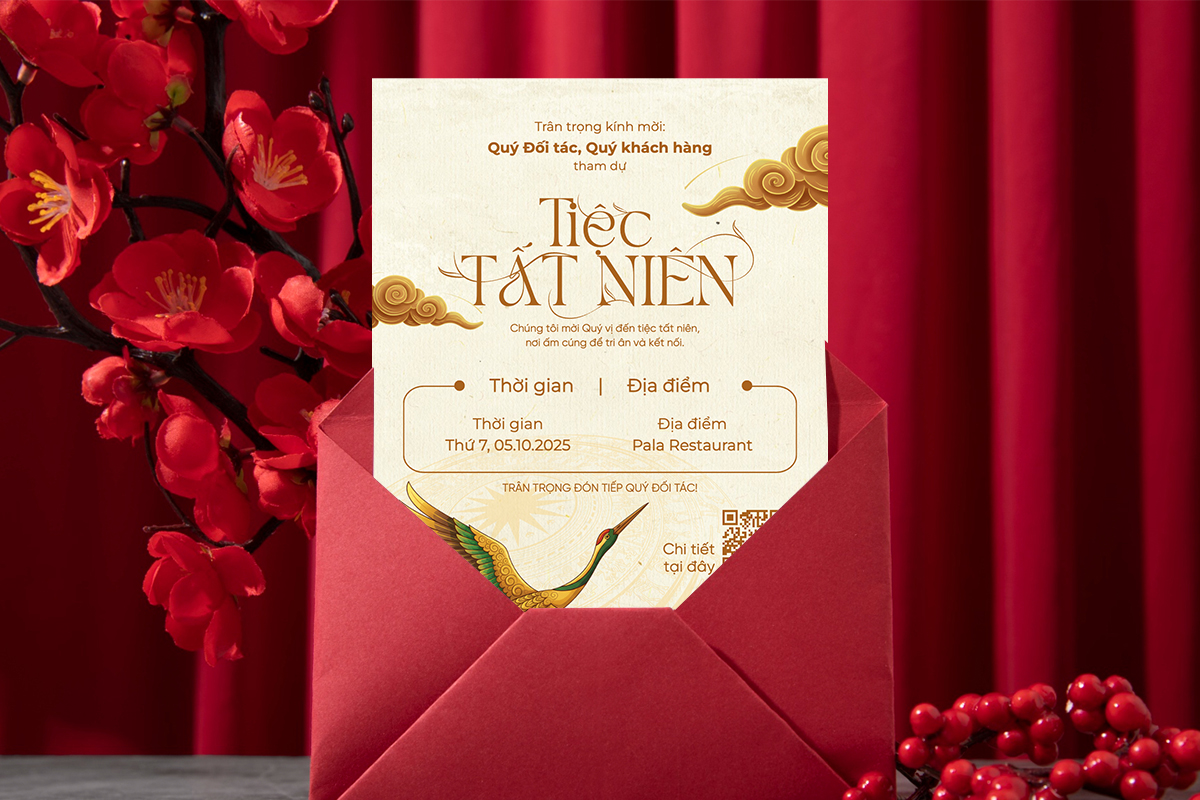 Tổng hợp mẫu thiệp mời, thư mời tiệc Tất Niên thiết kế sáng tạo, ấn tượng và đẹp nhất