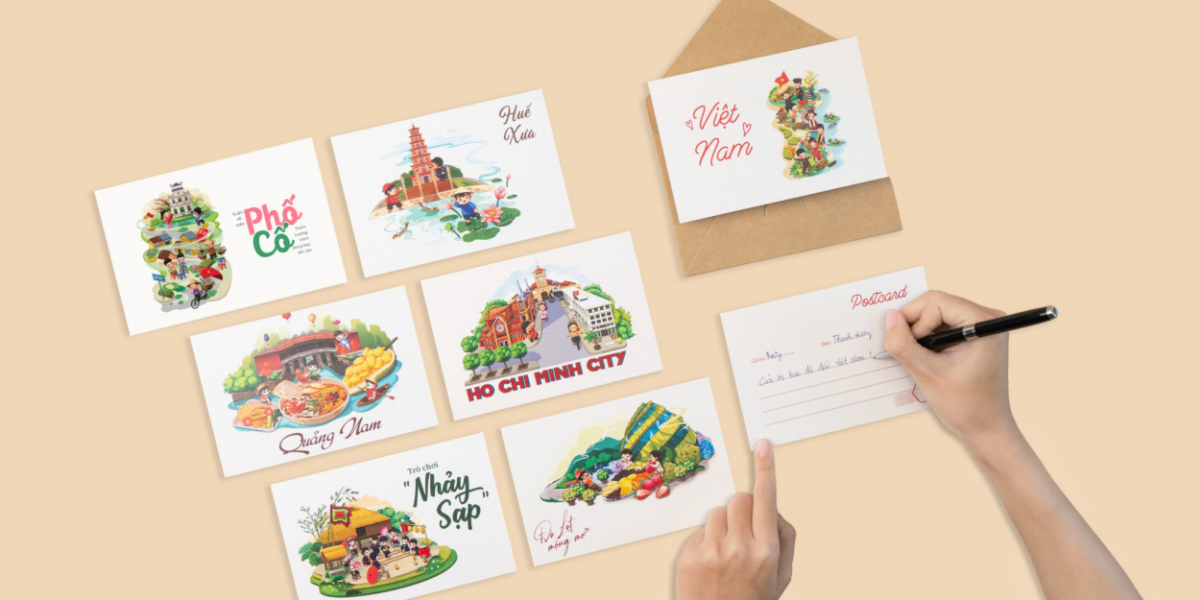 Hướng dẫn tự thiết kế Postcard đậm chất Việt bằng Penci