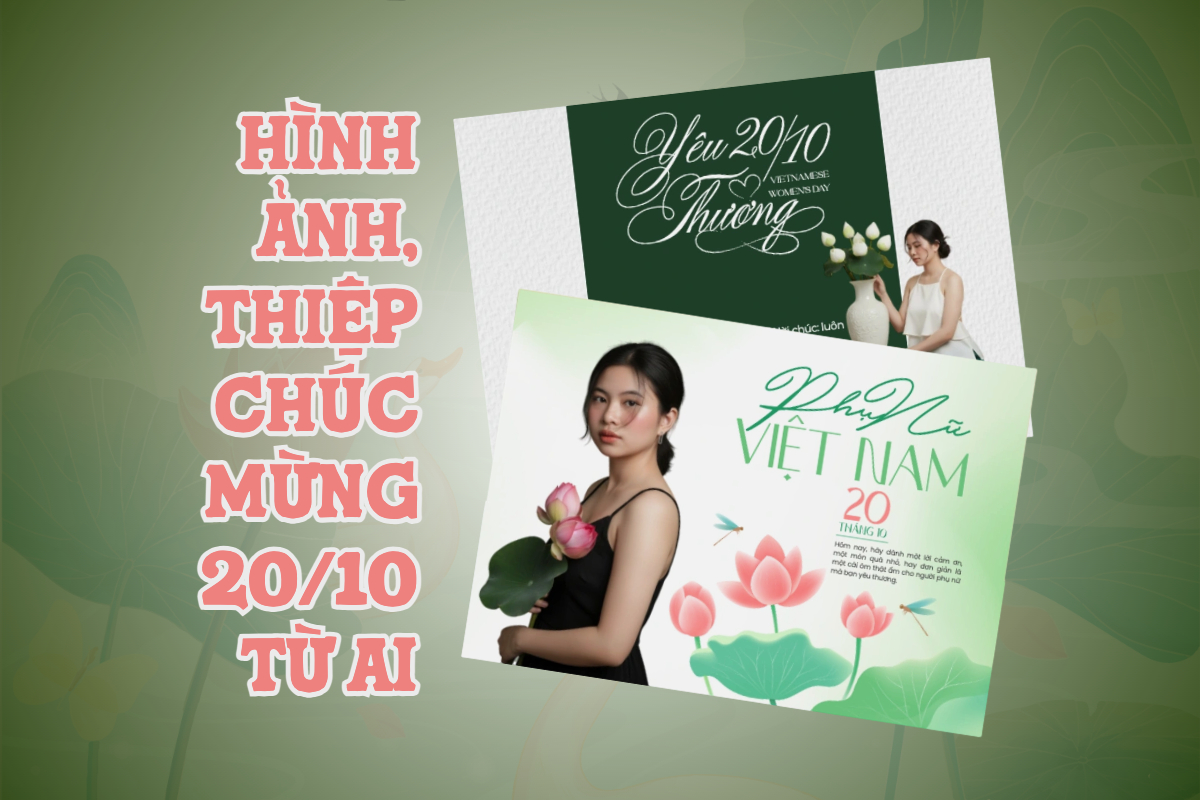 Cách tạo hình ảnh, thiệp chúc mừng 20/10 chúc mừng đẹp, ý nghĩa nhất từ hình cá nhân bằng Penci AI