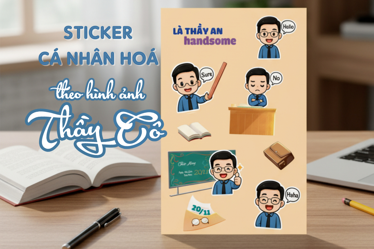 Top 10+ mẫu nhãn dán Sticker mừng ngày 20/11 sáng tạo và cách sticker ...