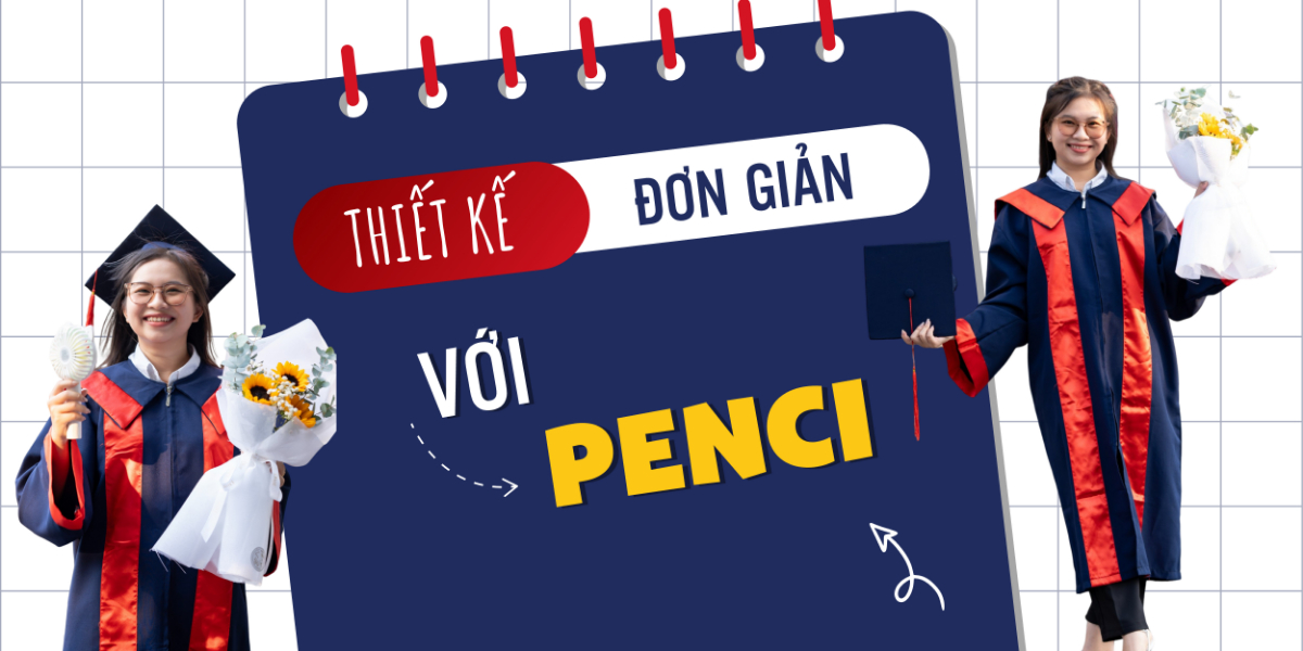 Thiết kế đơn giản với thanh công cụ thông minh của Penci