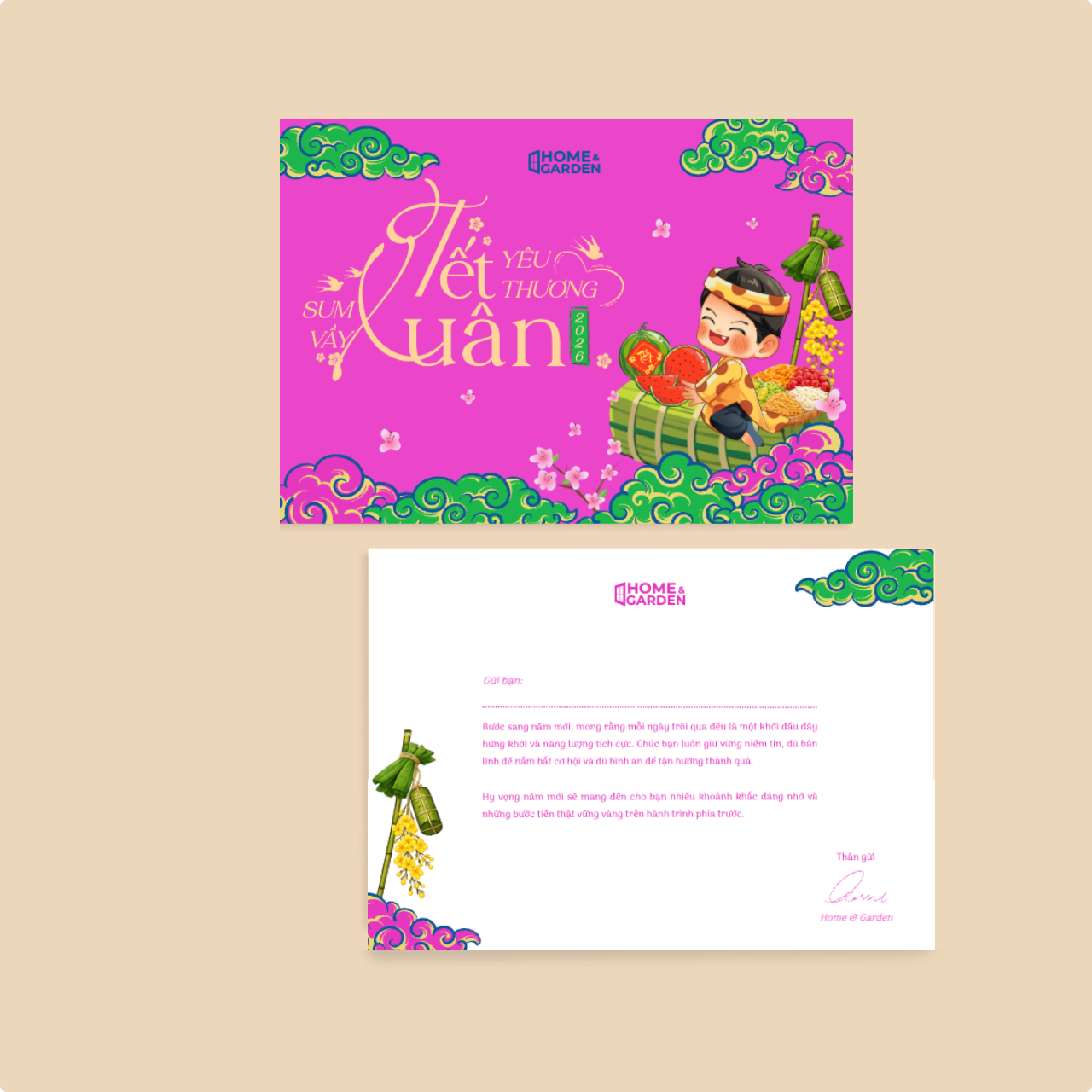 Tổng hợp mẫu thiệp chúc Tết, thiệp mừng năm 2026 đẹp, sáng tạo và mới nhất