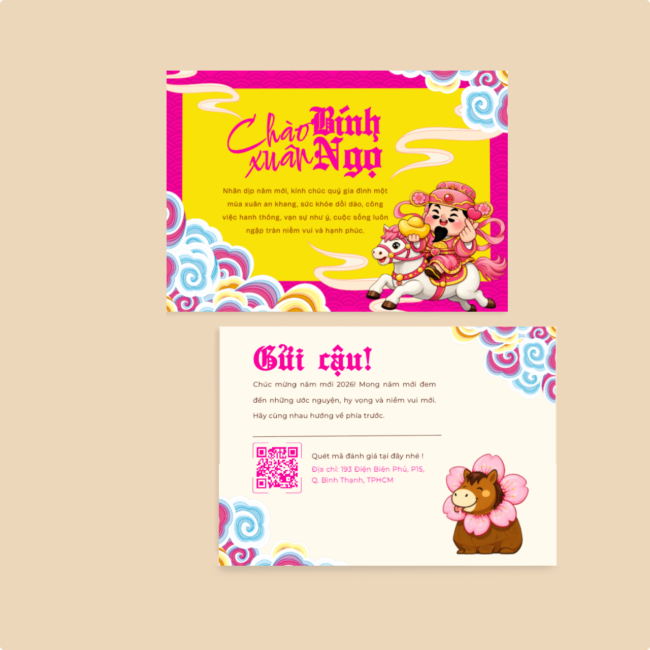 Tổng hợp mẫu thiệp chúc Tết, thiệp mừng năm 2026 đẹp, sáng tạo và mới nhất