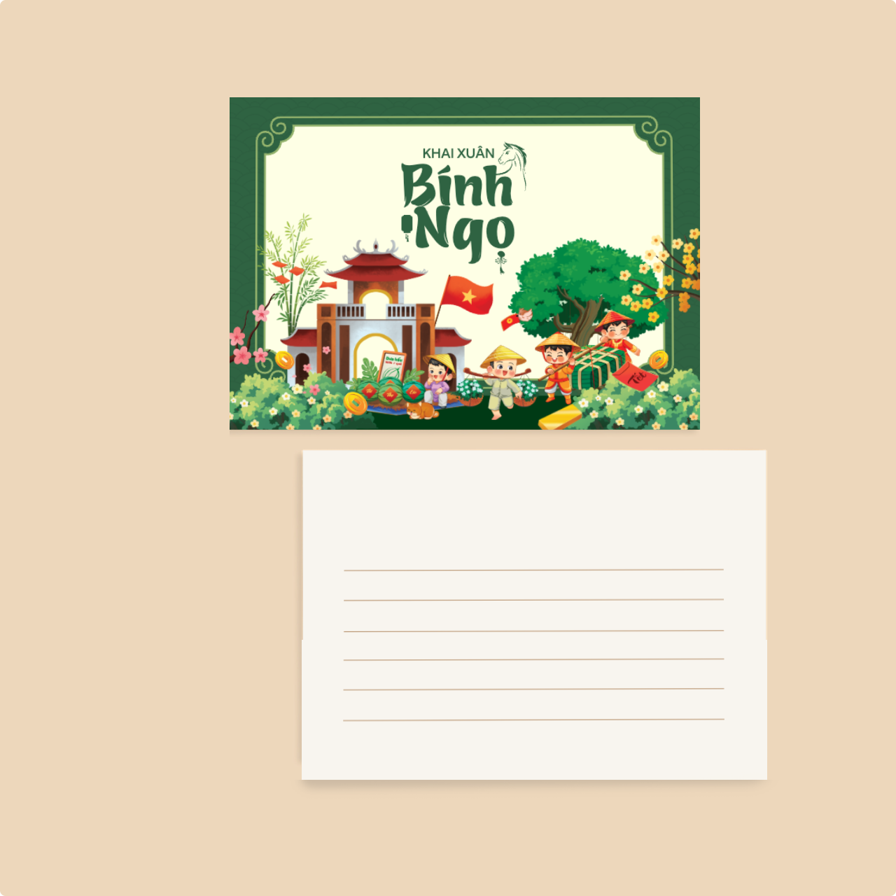 Tổng hợp mẫu thiệp chúc Tết, thiệp mừng năm 2026 đẹp, sáng tạo và mới nhất