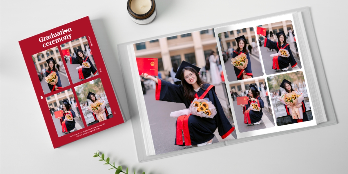 Gợi ý mẫu photobook tốt nghiệp dành cho nhóm bạn thân, lớp học, câu lạc bộ đẹp và dễ làm