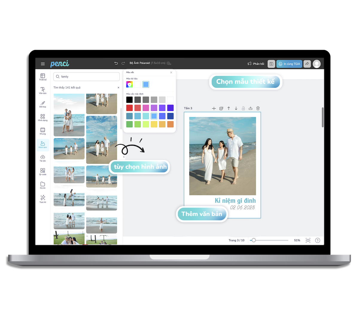 Cách tạo ảnh Polaroid đơn giản