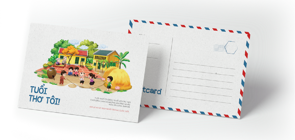 Mẫu thiết kế Postcard
