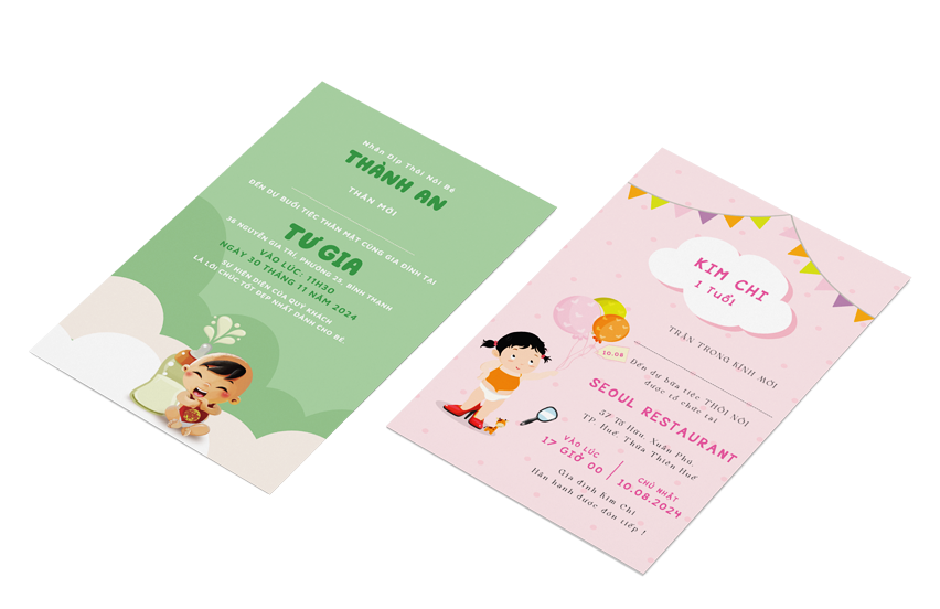 Mẫu thiết kế Thiệp Sinh Nhật