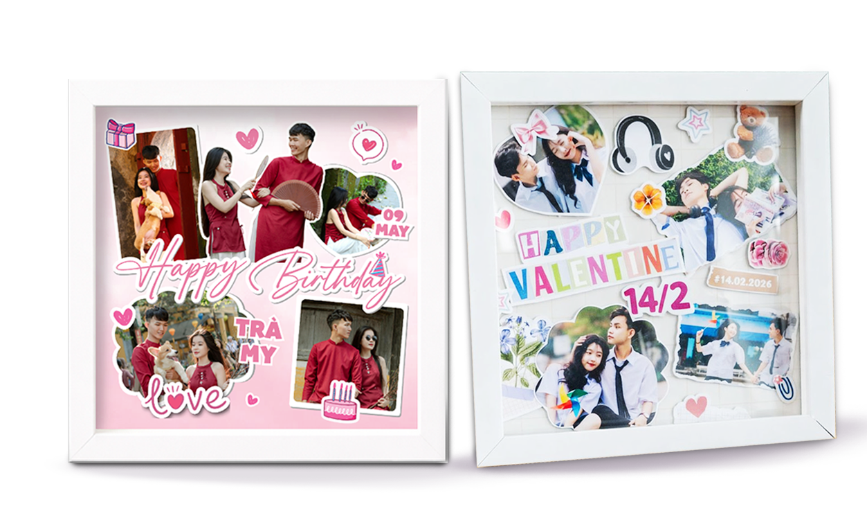 Mẫu thiết kế Khung ảnh 3D